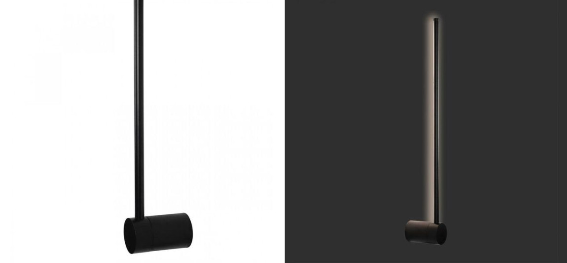 Светодиодное бра Upright Line Black