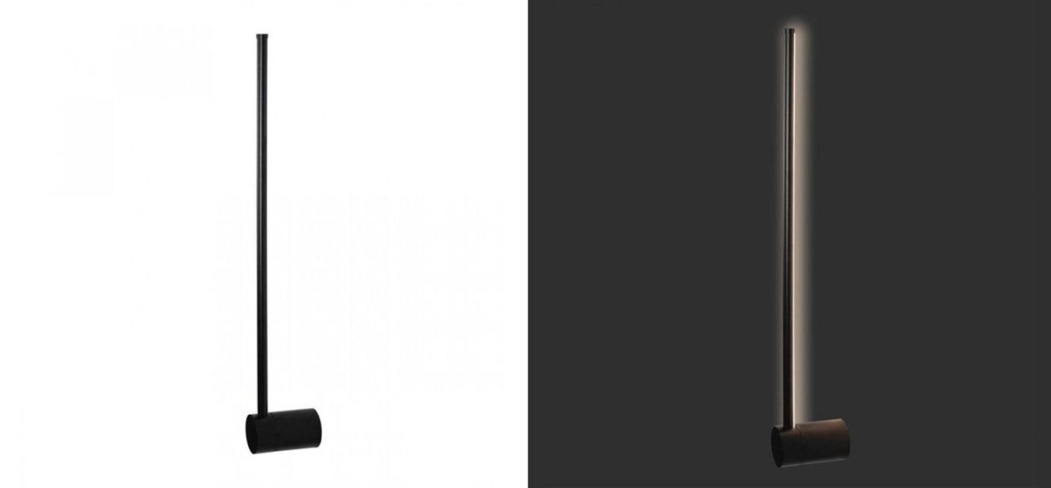 Светодиодное бра Upright Line Black