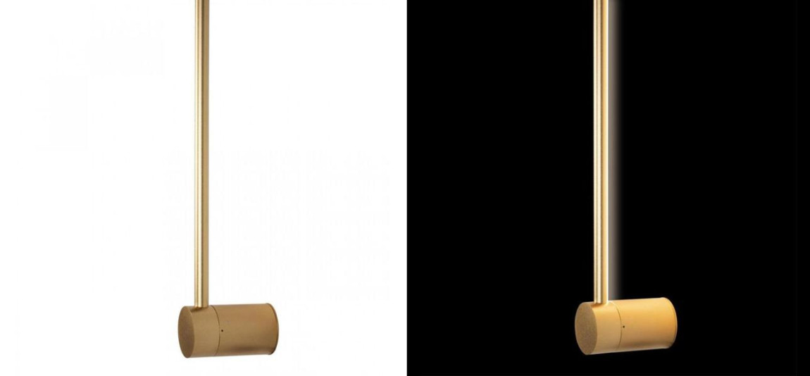 Светодиодное бра Upright Line Золото