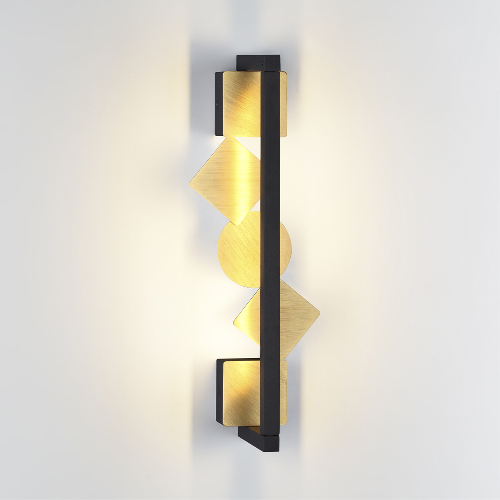 Светодиодное бра цвета античной бронзы Suprematism