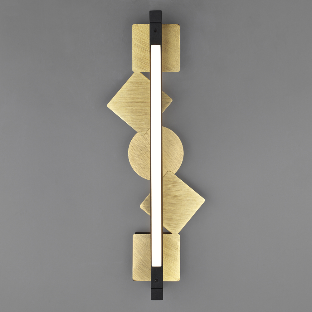 Светодиодное бра цвета античной бронзы Suprematism