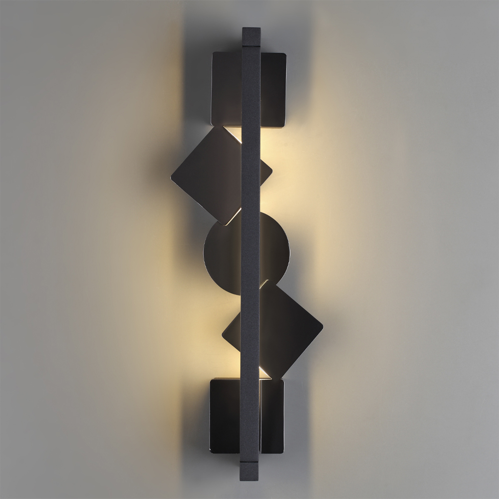 Светодиодное бра черного цвета Suprematism