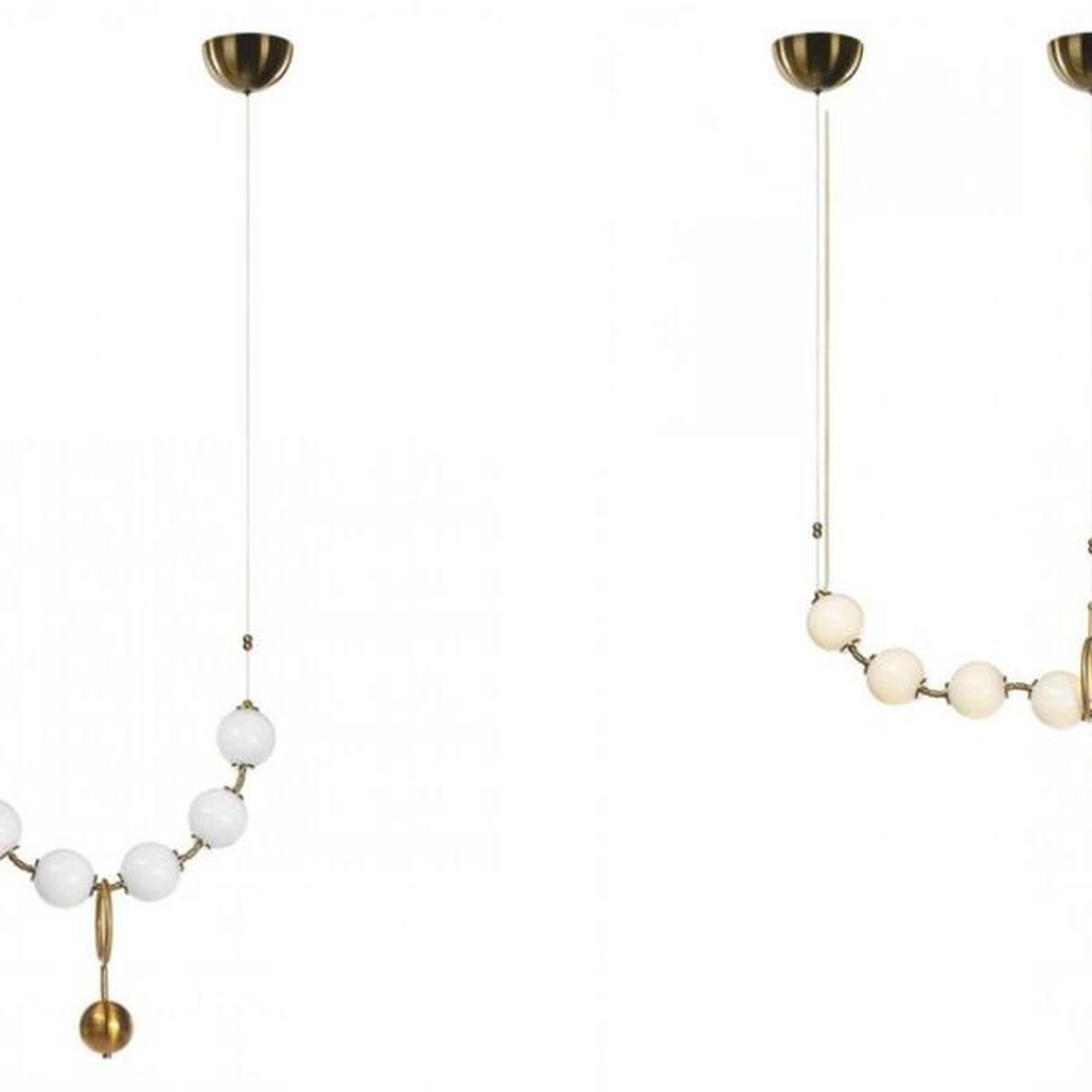 Светодиодный Белые Бусы Larose Guyon COCO CHANDELIER modular 120 см