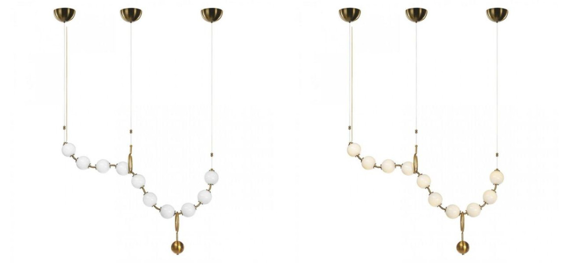 Светодиодный Белые Бусы Larose Guyon COCO CHANDELIER modular 120 см