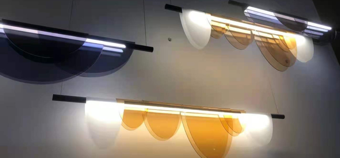 Светодиодный Дизайнерский светильник DALI Tonin Casa Голубое стекло