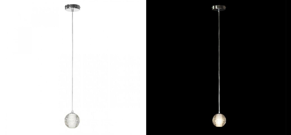 Светодиодный Подвесной Светильник  Bocci 1 шарик Led Crystal Glass