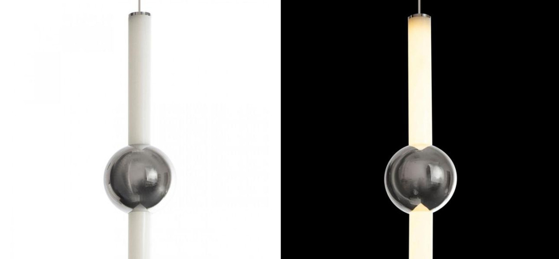 Светодиодный Подвесной светильник Lee Broom ORION GLOBE A 80 Хром