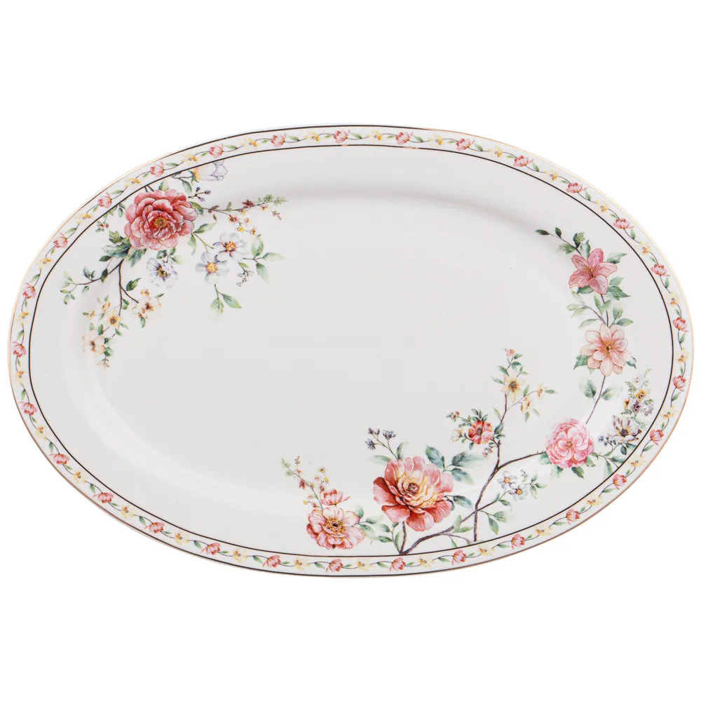 Сервиз обеденный из фарфора 23 предмета Flower Porcelain Collection