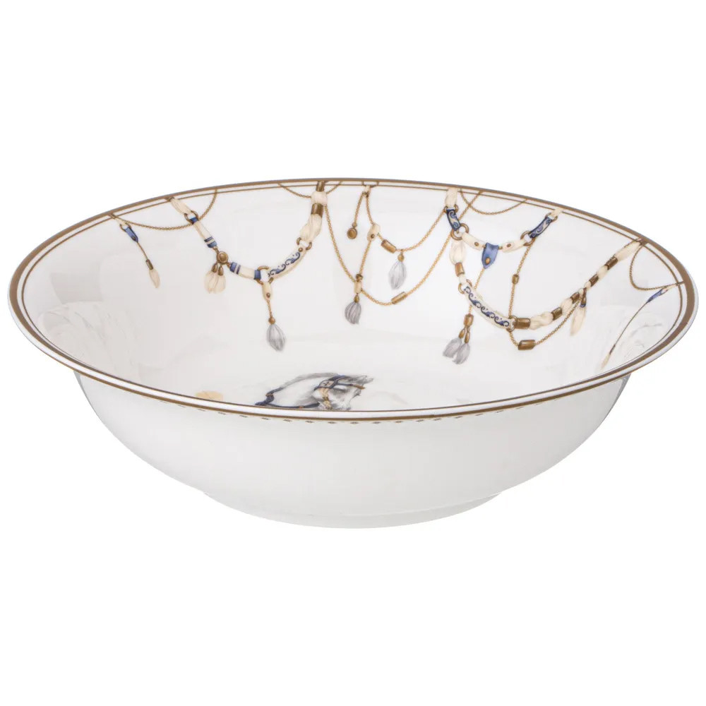 Сервиз обеденный из фарфора с изображением лошадей на 6 персон 23 предмета Porcelain Horse Set