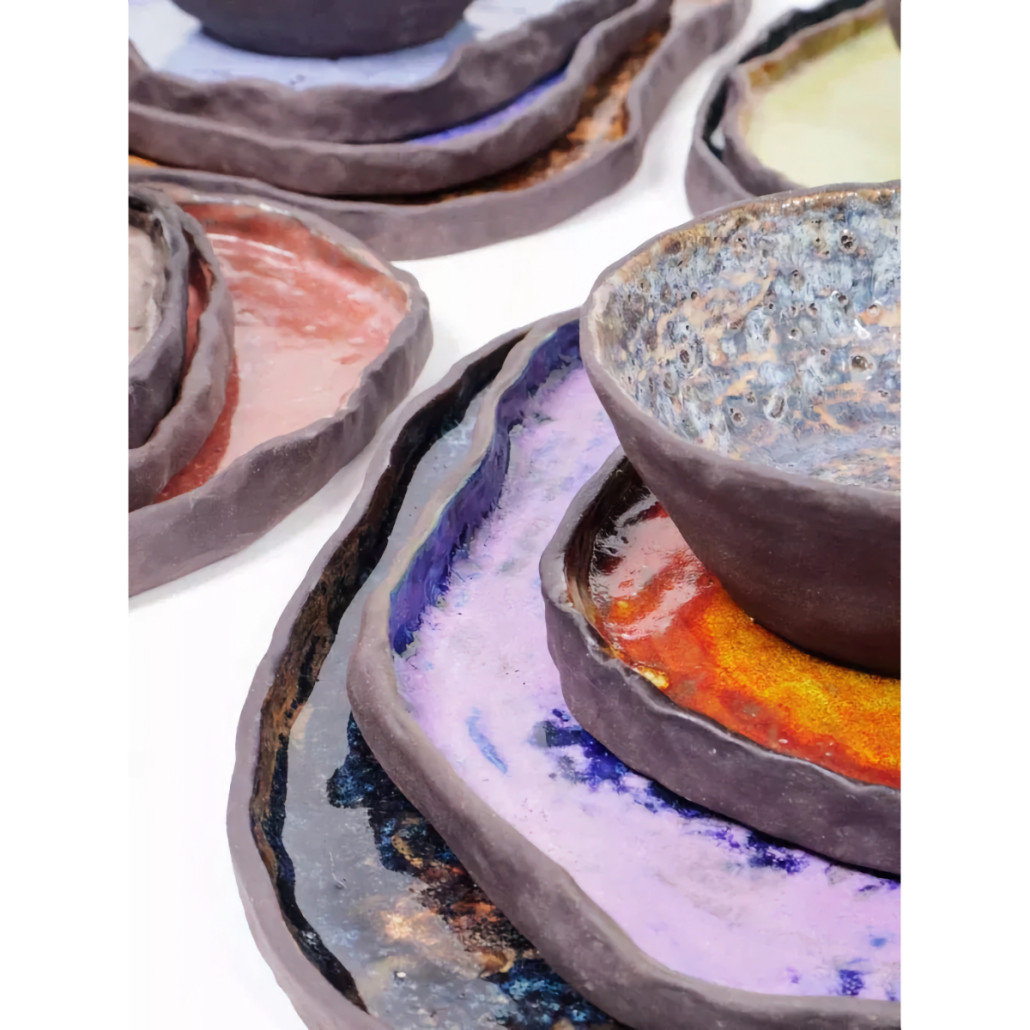 Сет из 4-х тарелок «SAPPHIRE»