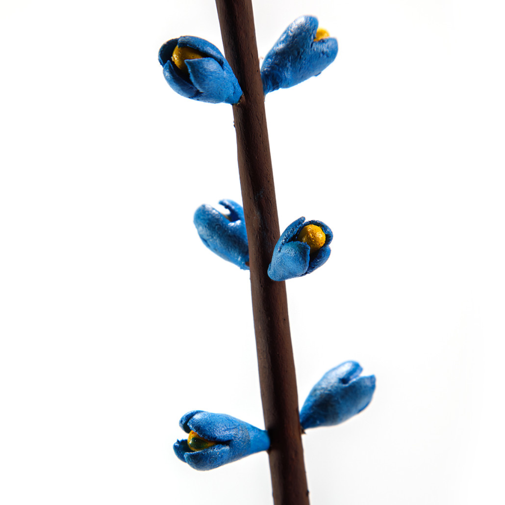 Синий экзотический фрукт статуэтка для интерьераTropical Fruit Pandora 9