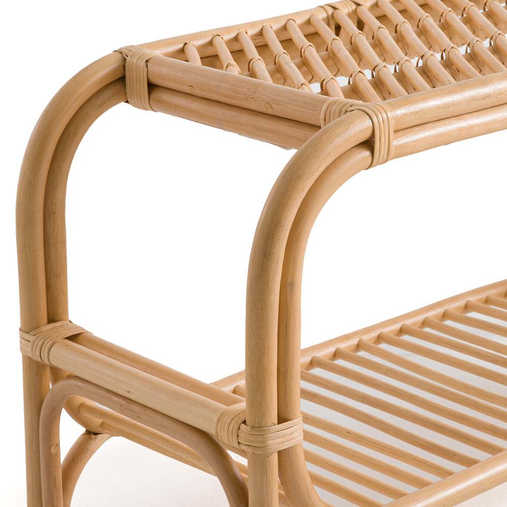 Скамья для прихожей из стеблей ротанга Willa Rattan Bench