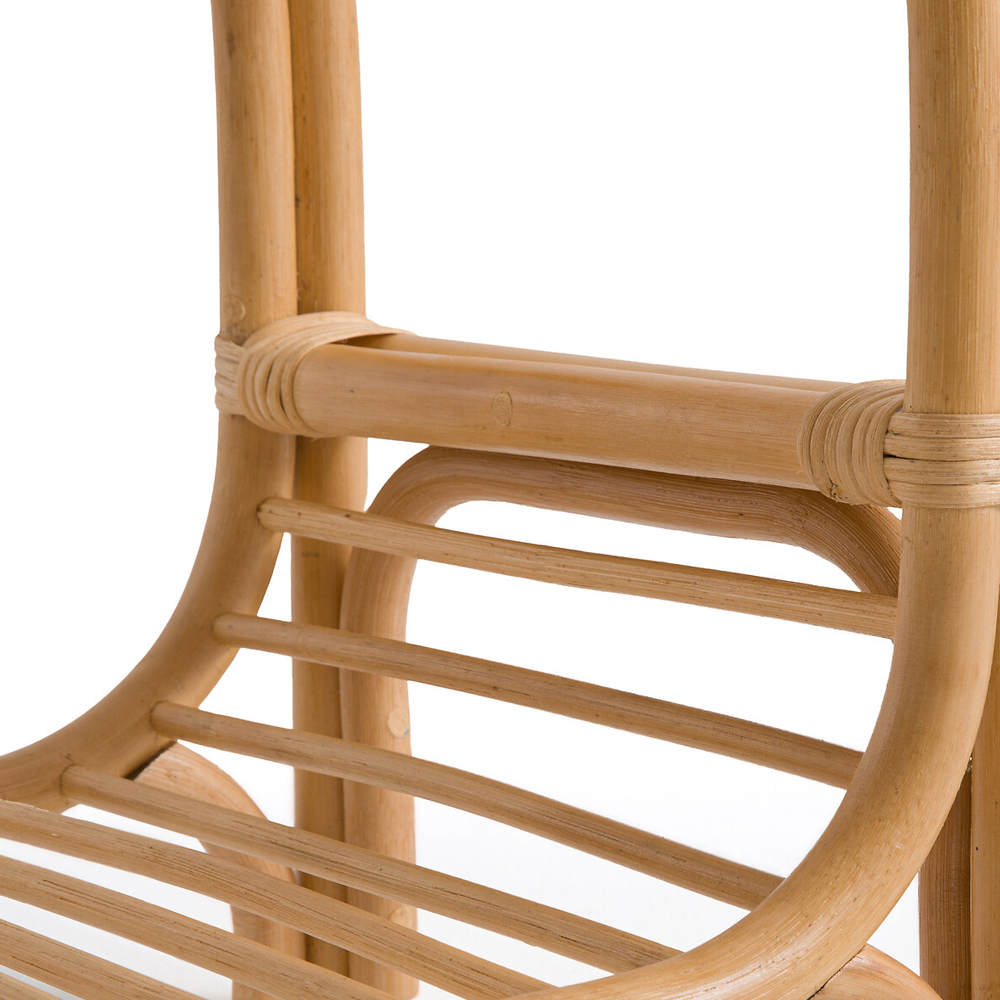 Скамья для прихожей из стеблей ротанга Willa Rattan Bench