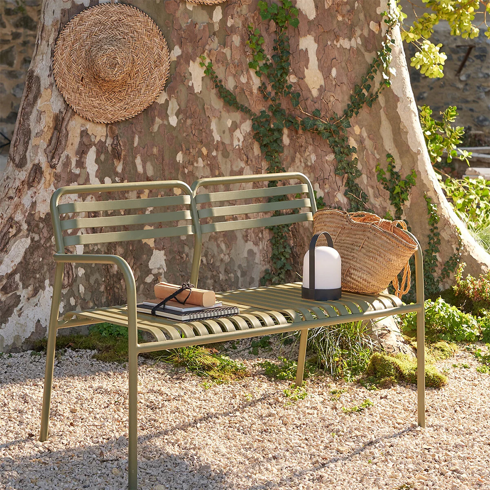 Скамья из алюминия Mack Metal Bench Green