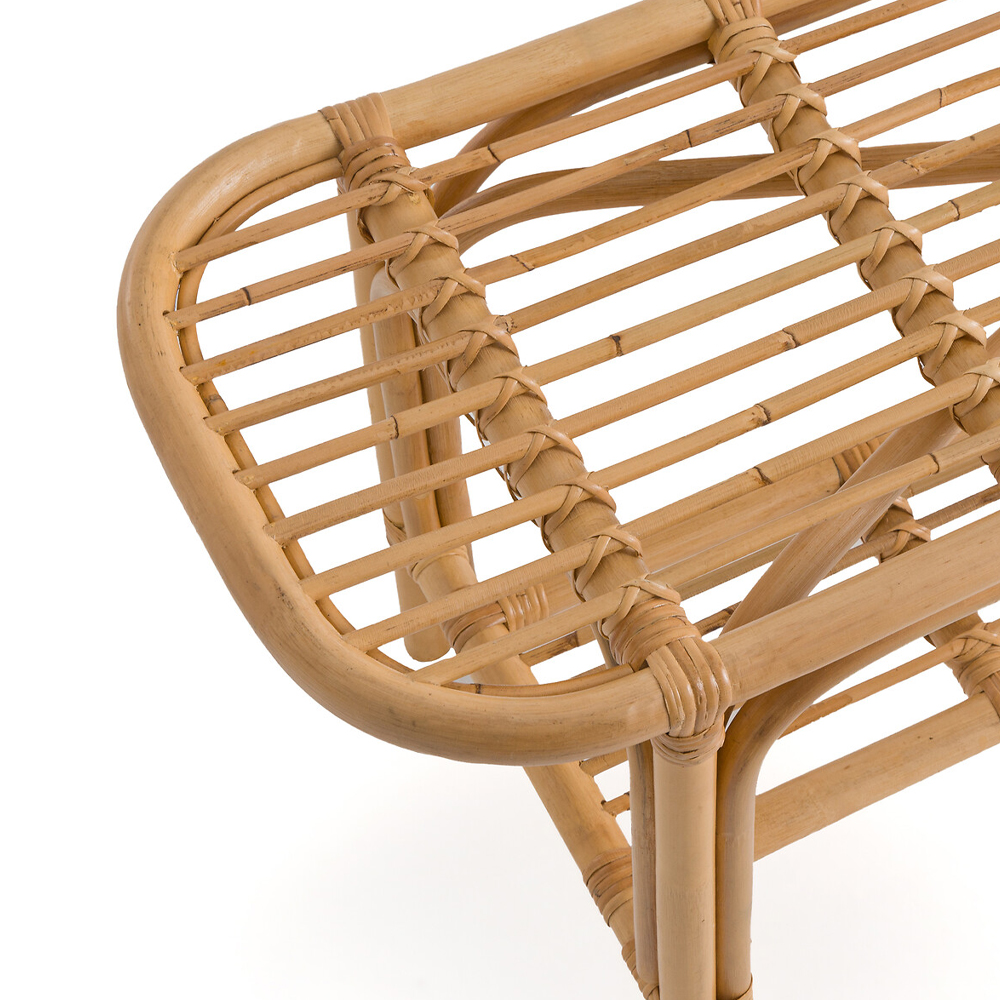 Скамья из ротанга с подушкой Manlio Rattan Bench