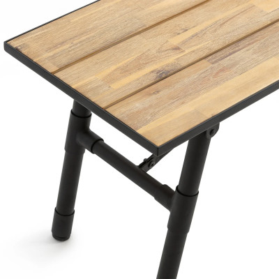 Скамья с сиденьем из массива акации Damon Industrial Wooden Bench