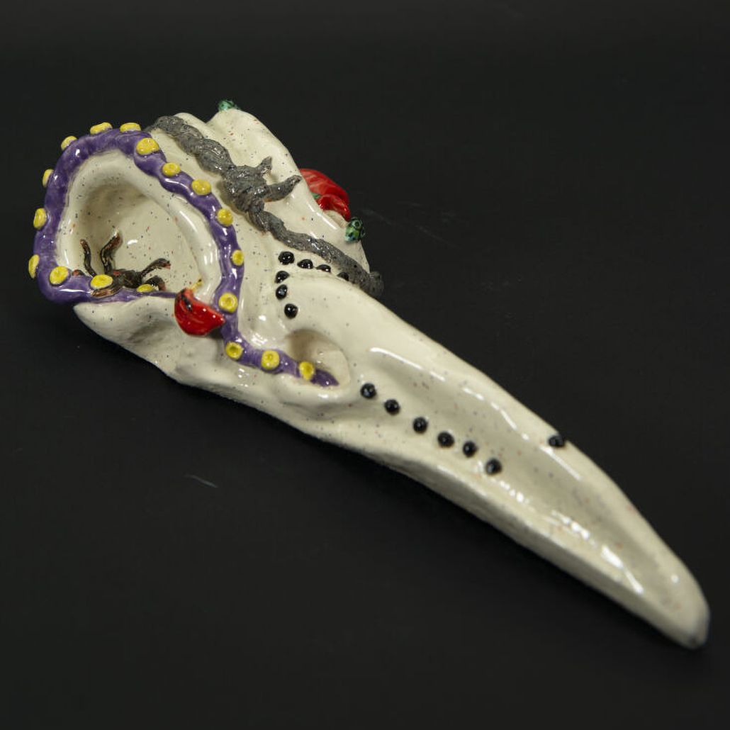 Скульптура CROWN SKULL
