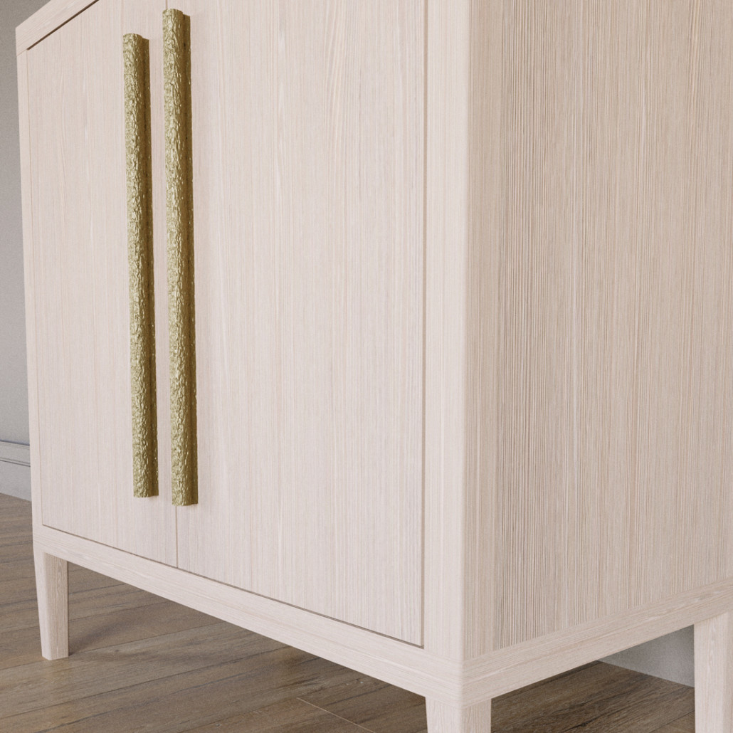 Современный Буфет Primo с 2 дверцами Светлый дуб