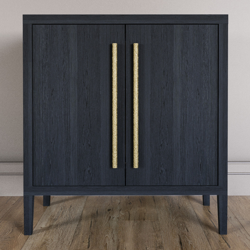 Современный Буфет Primo с 2 дверцами Черный дуб