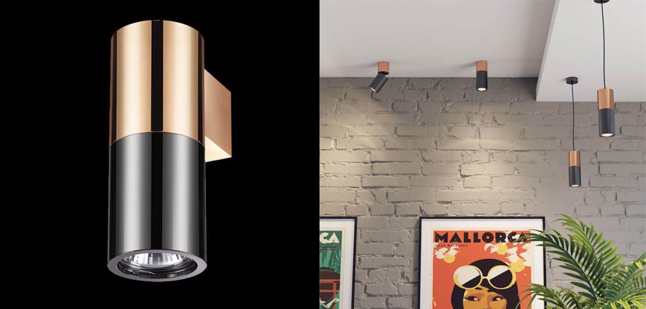 Спот Spot Illumination Sconce Black & Copper