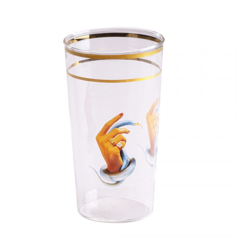 Стакан Seletti Hands with snakes