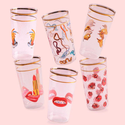 Стакан Seletti Hands with snakes