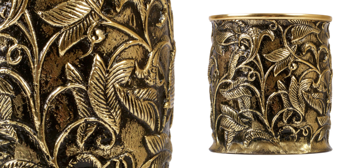 Стакан для зубных щеток Bronze Leaves