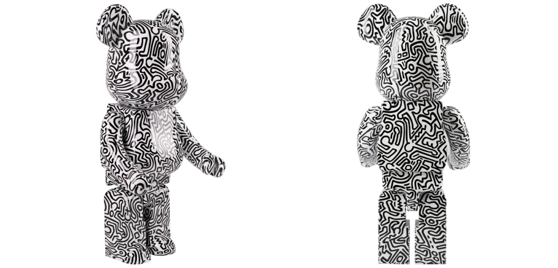 Статуэтка  Bearbrick Keith Haring Ver. 4