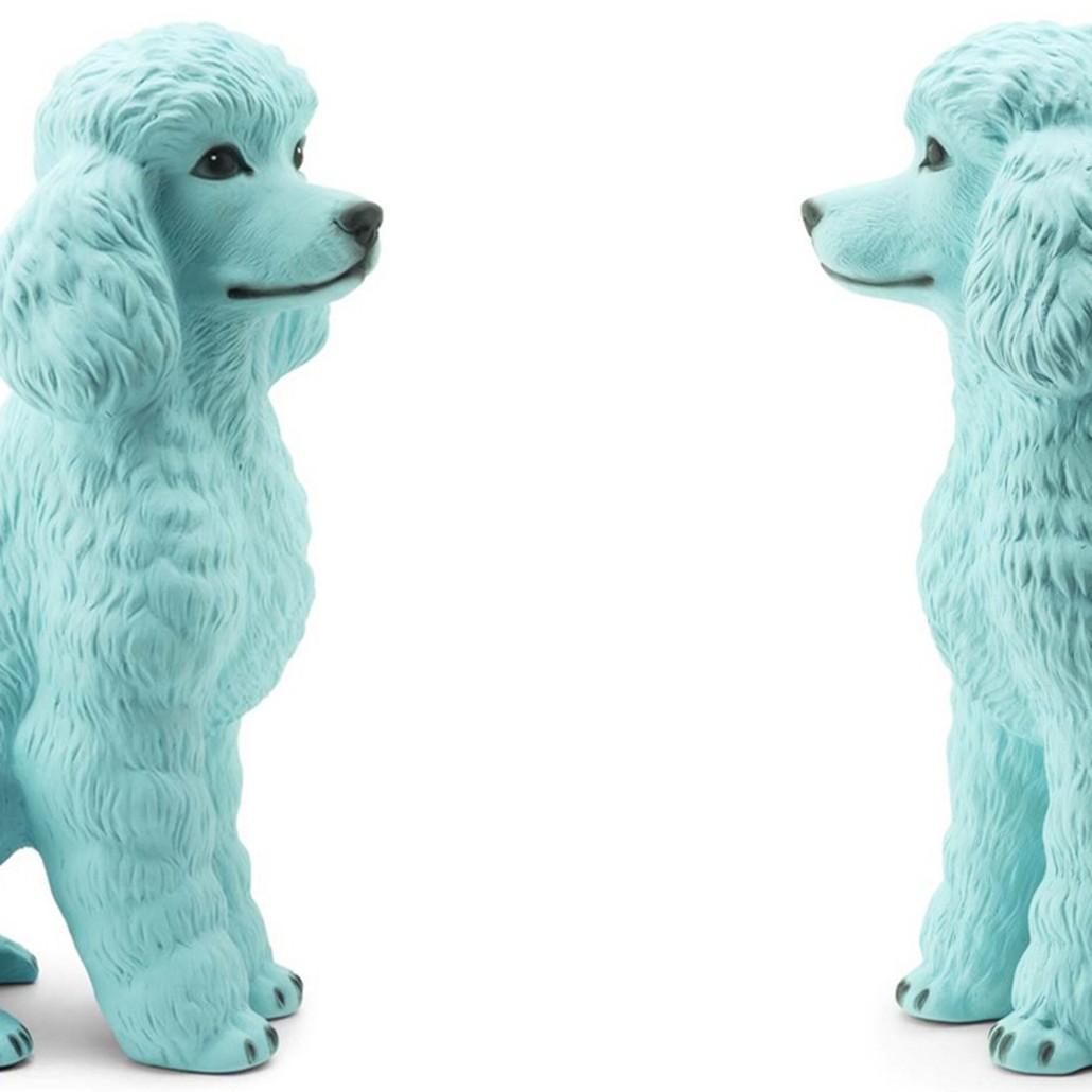 Статуэтка Abhika Poodle Bisc. Turquoise
