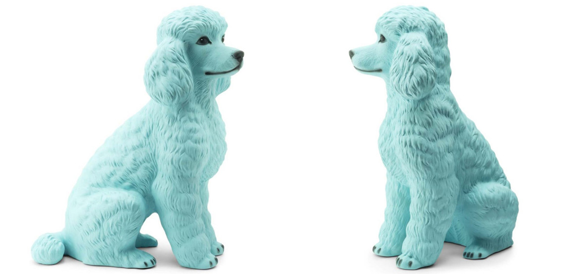 Статуэтка Abhika Poodle Bisc. Turquoise