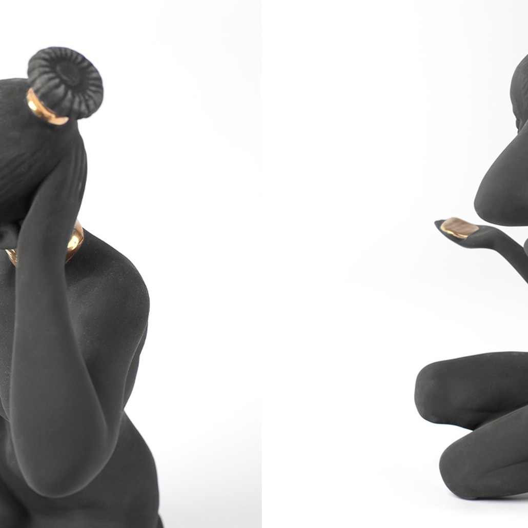 Статуэтка African Woman Sitting Statuette