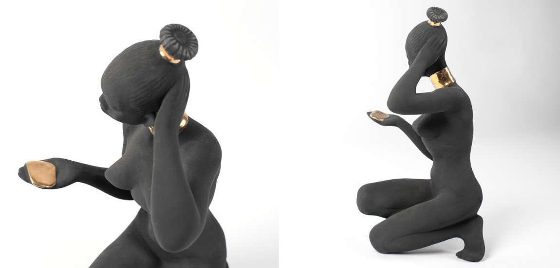 Статуэтка African Woman Sitting Statuette