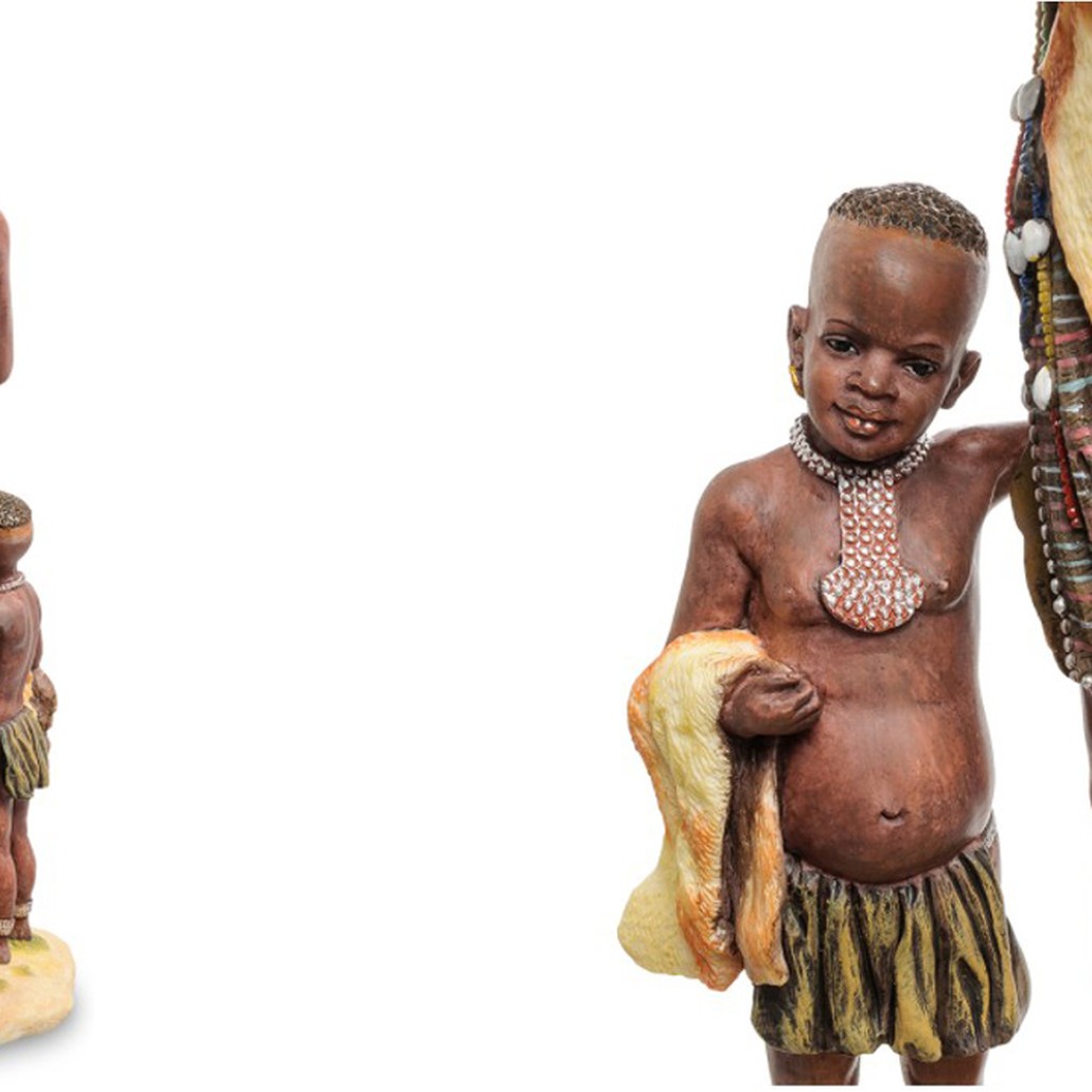 Статуэтка African woman with children