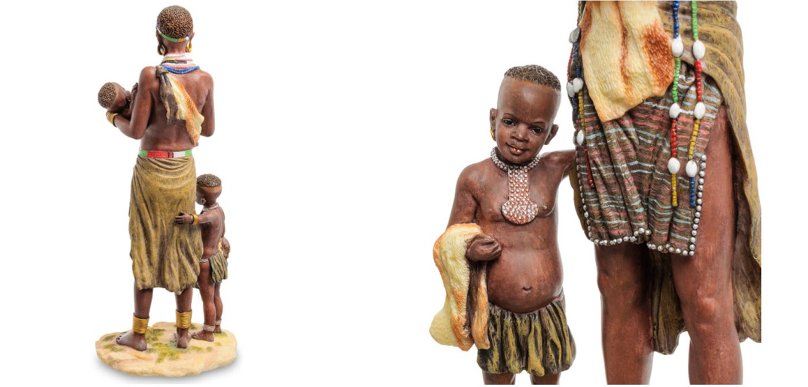 Статуэтка African woman with children
