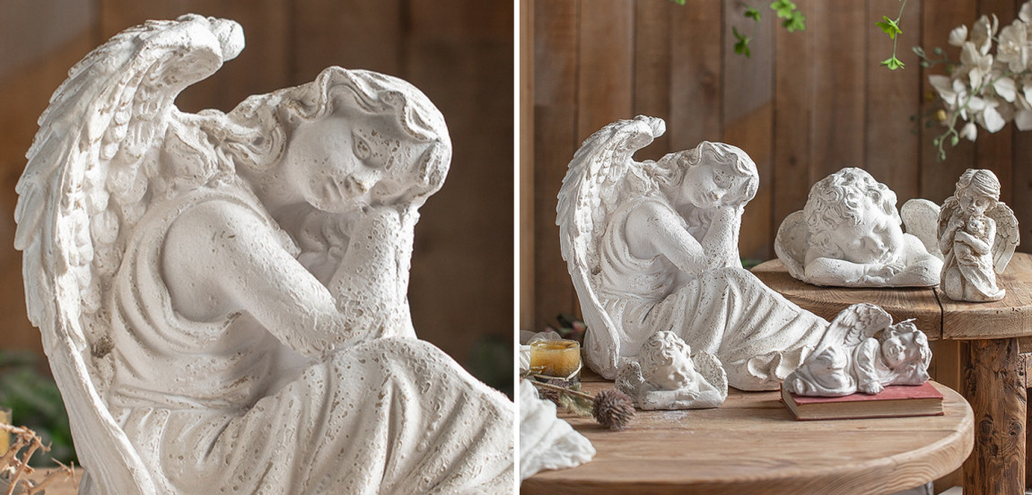Статуэтка Angel Sitting Provence Statuette