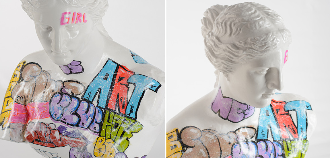 Статуэтка Aphrodite Graffiti Bust