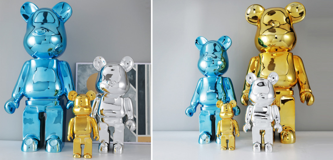 Статуэтка Bearbrick Silver