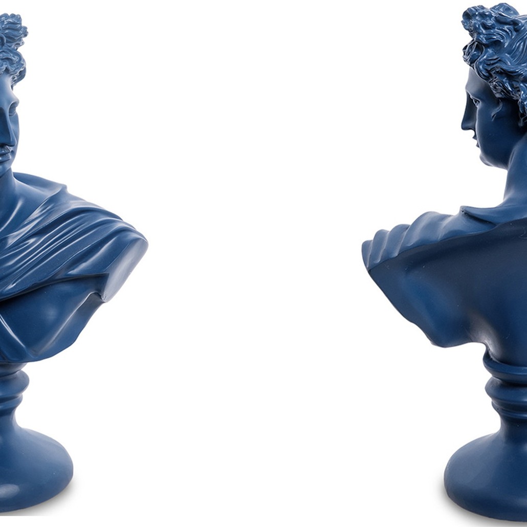 Статуэтка Bust David blue