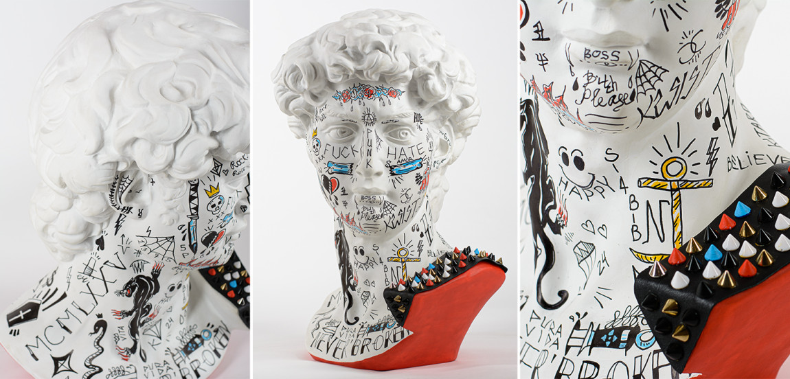 Статуэтка Bust of David PUNK