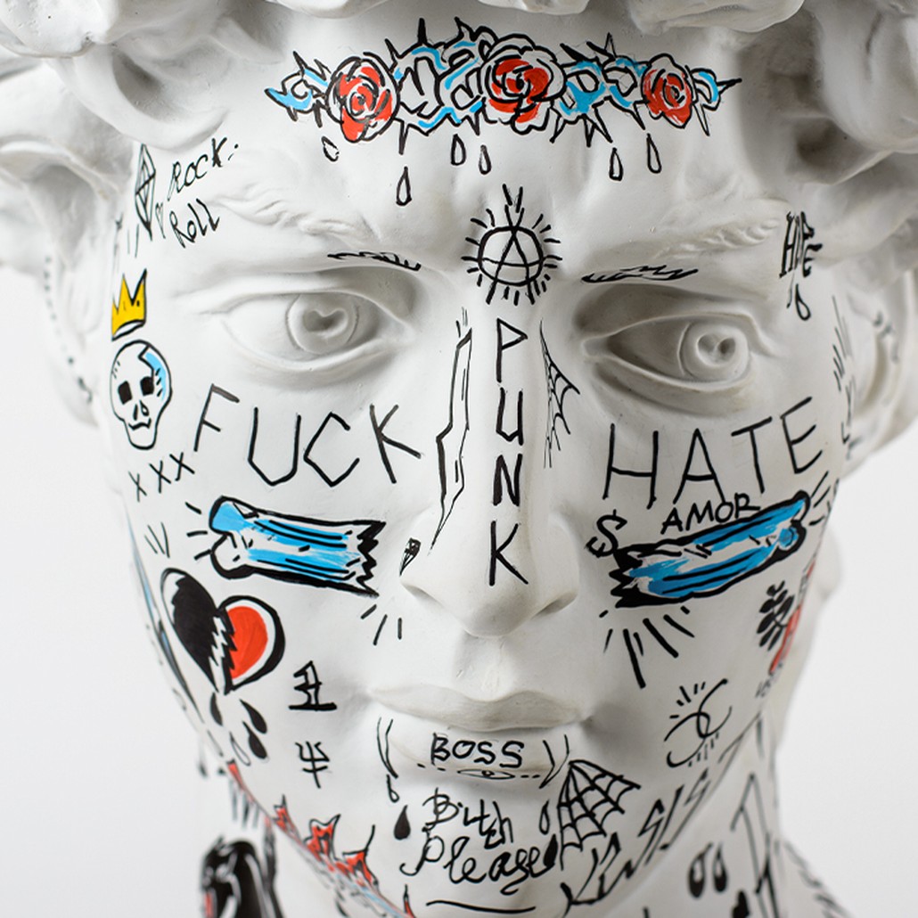Статуэтка Bust of David PUNK