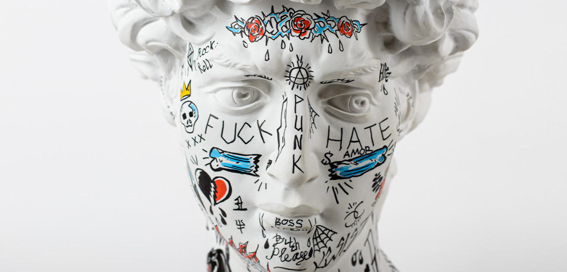 Статуэтка Bust of David PUNK