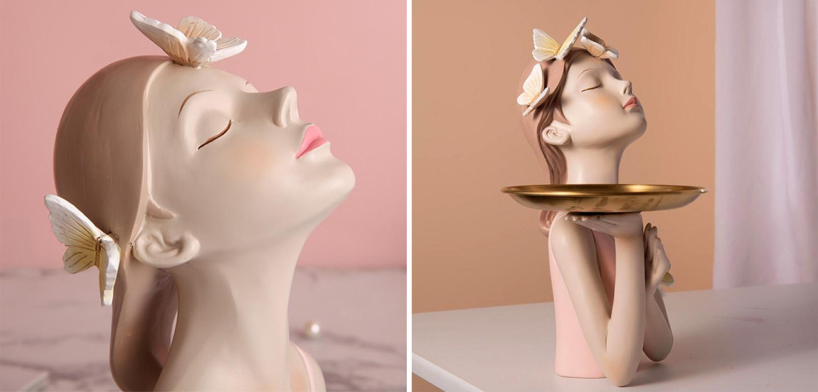 Статуэтка Butterfly Girl Tray