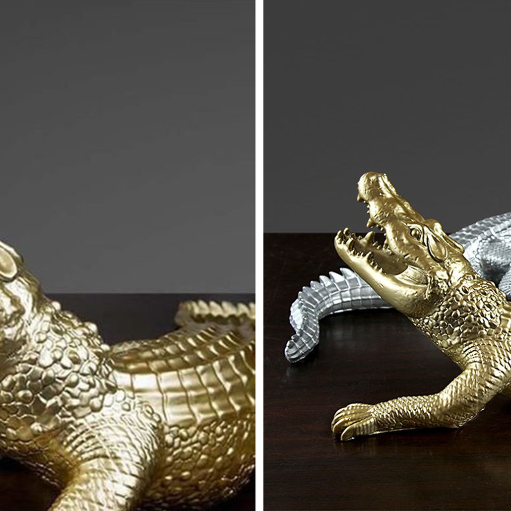 Статуэтка Crocodile Gold