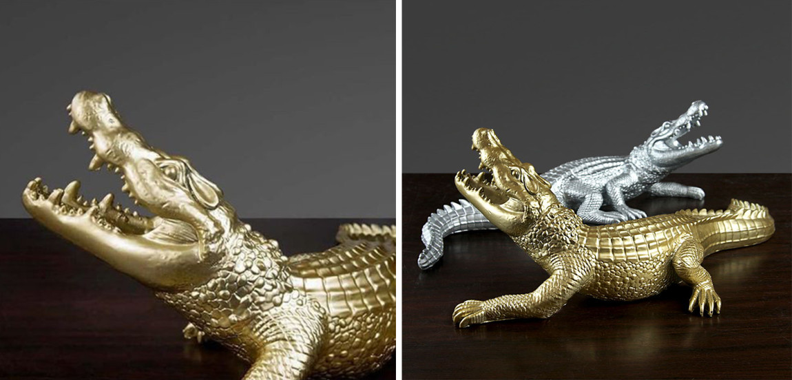 Статуэтка Crocodile Gold
