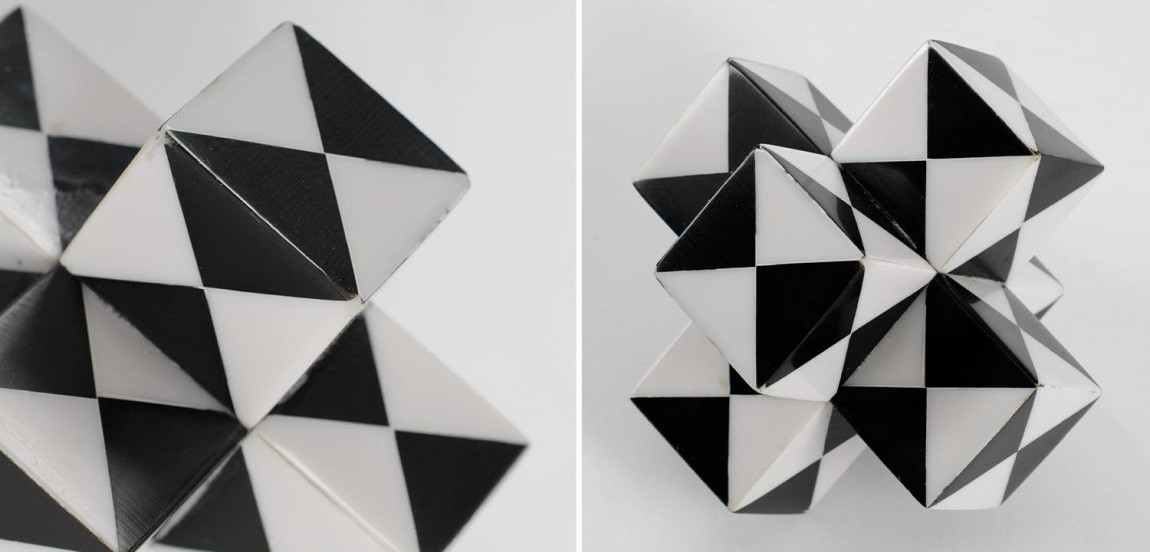 Статуэтка Geometric Figure black and white