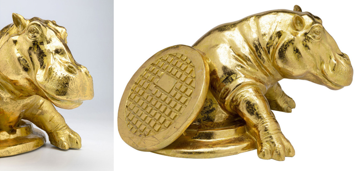 Статуэтка Golden Hippo