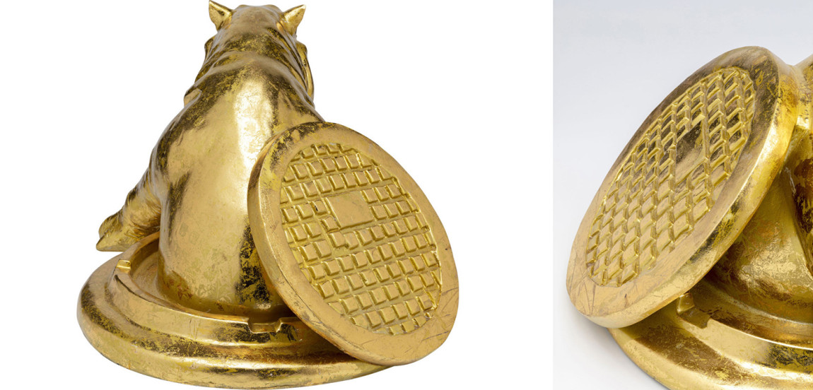 Статуэтка Golden Hippo