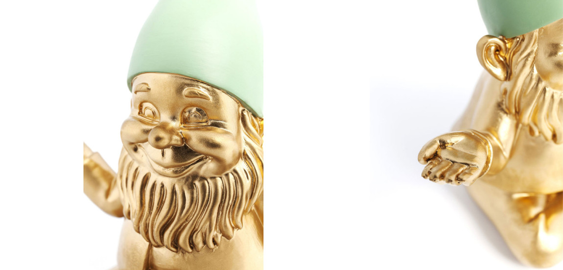 Статуэтка Golden Meditating Gnome