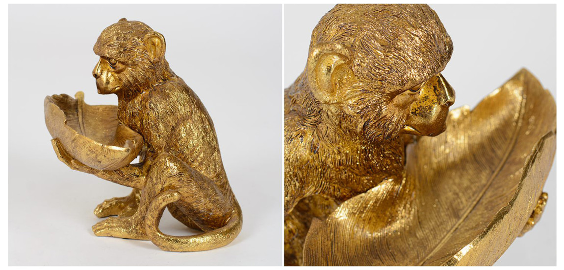 Статуэтка Golden Monkey with Leaf