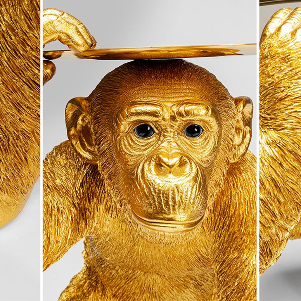 Статуэтка Golden Monkey with stand